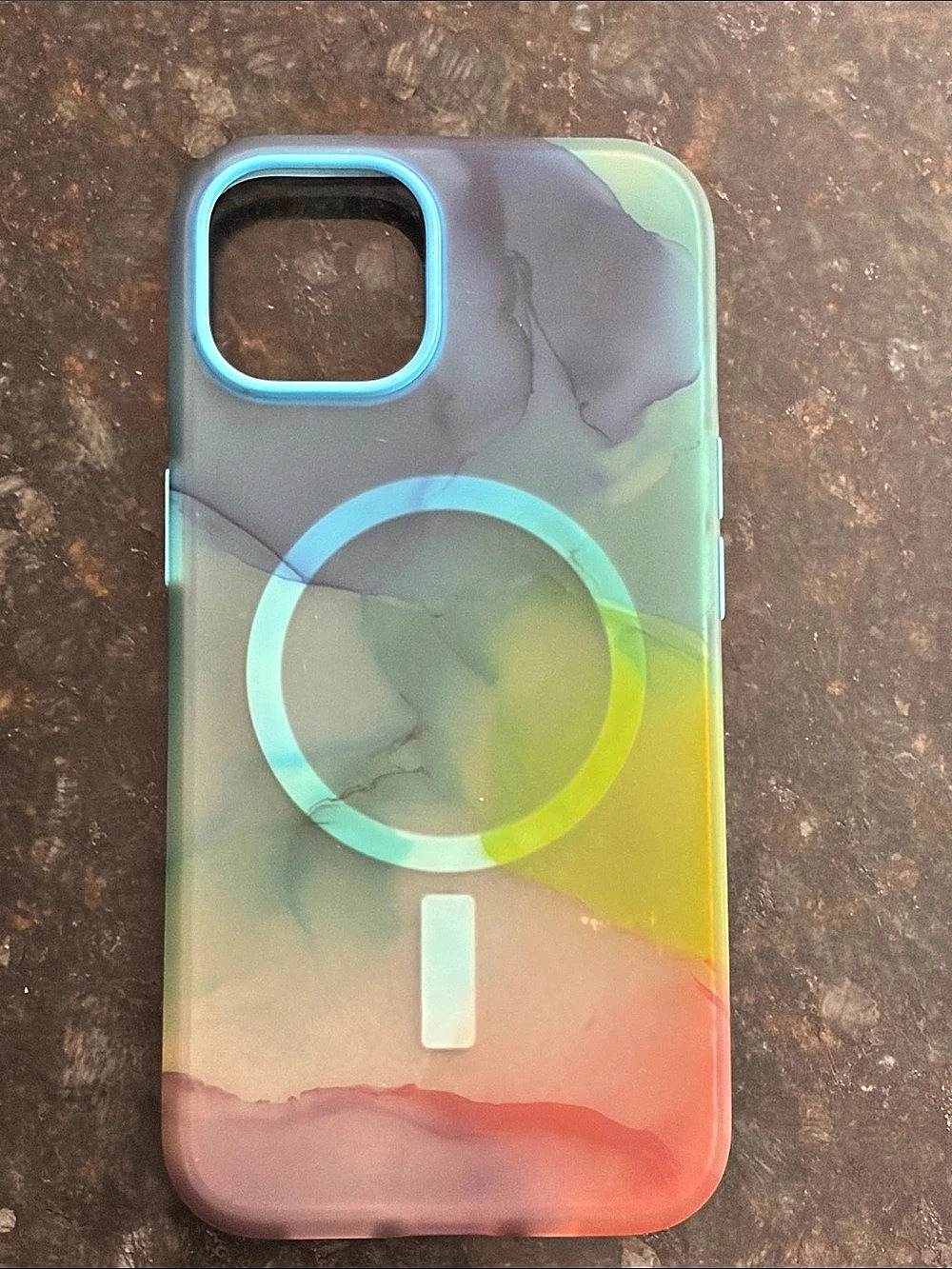 Multicolor MagSafe Phone Case Like New (IPhone 14)